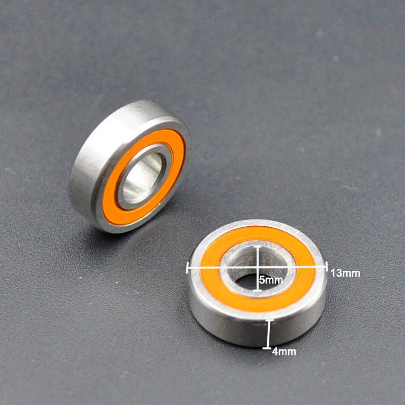 10pcs Hybrid Ceramic Bearings for Spinning Reels &ndash; Silent S695 5X13X4mm / CHINA / 10Pcs