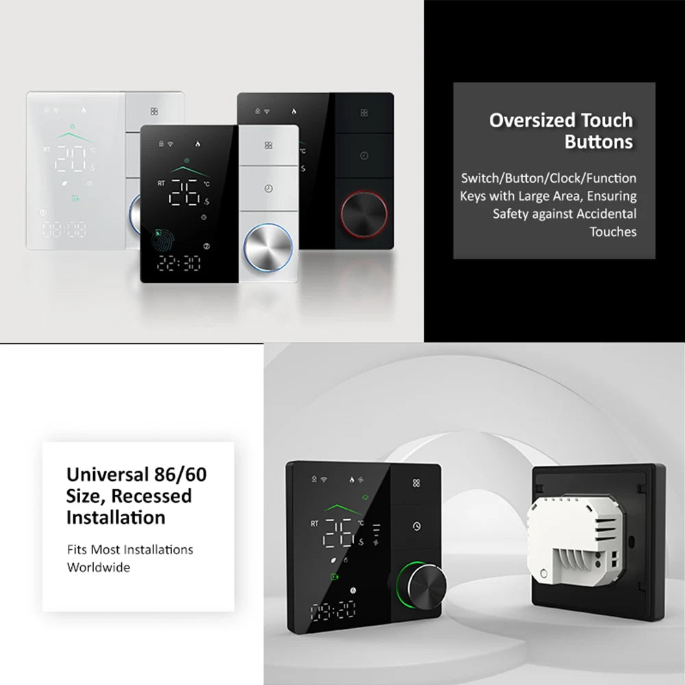 Smart Knob Thermostat BHT-18 &ndash; WiFi Connected Touch Screen