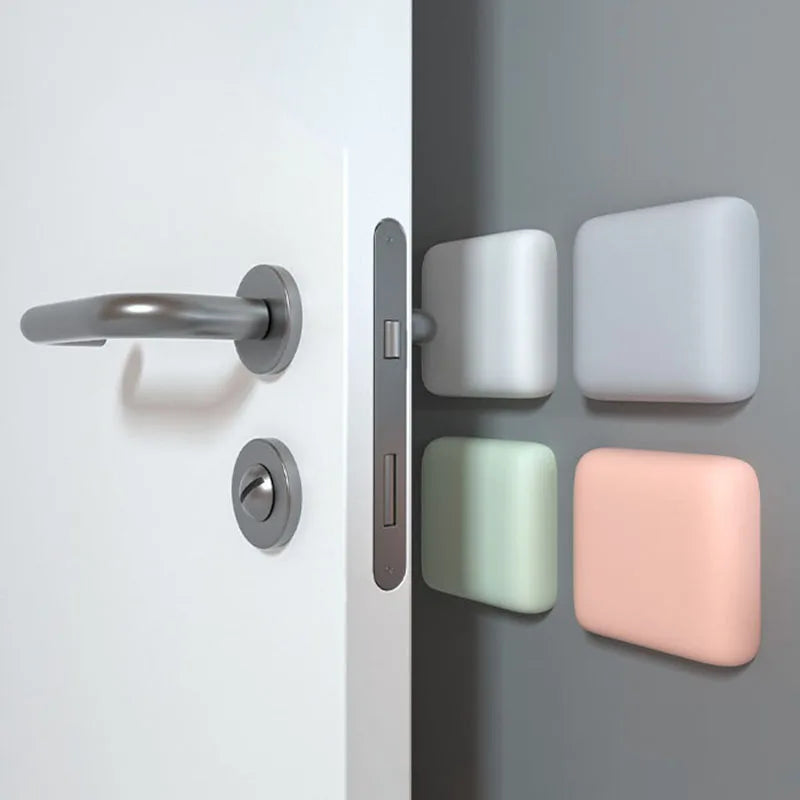 Self Adhesive Silicone Door Stopper - Mute Anti-Shock Wall Protector