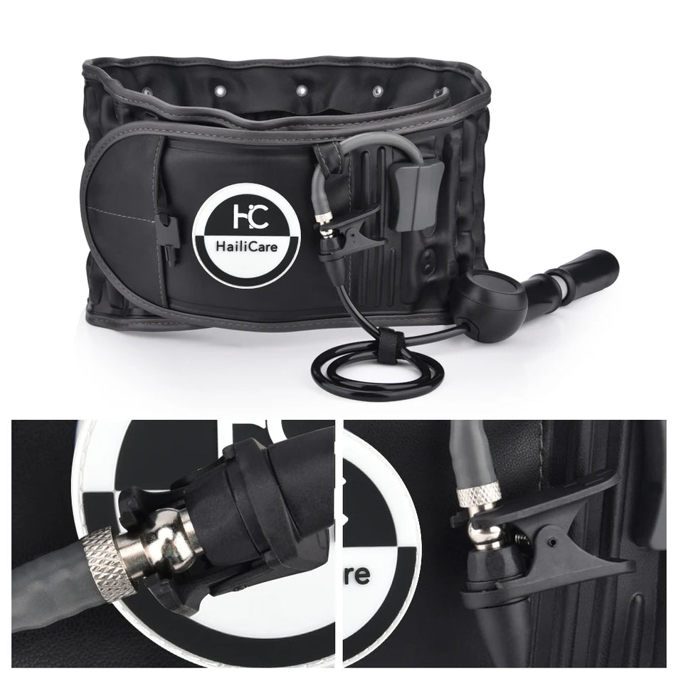 Inflatable pojas za lumbalnu potporu s zračnim trakama