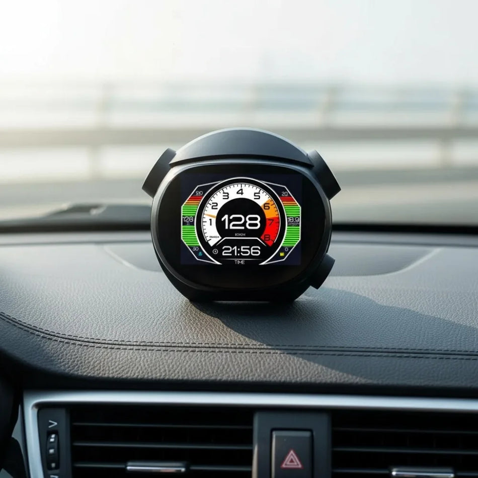 HUD Head-Up Display for Universal Car Gauge K10, OBD LCD Panel
