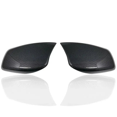 Rearview Mirror Cover Cap Carbon Fiber / Black for BMW 5 Series E60 E61 E63 E64 2004-2008 Car accessories by InterCyprus Trading Ltd