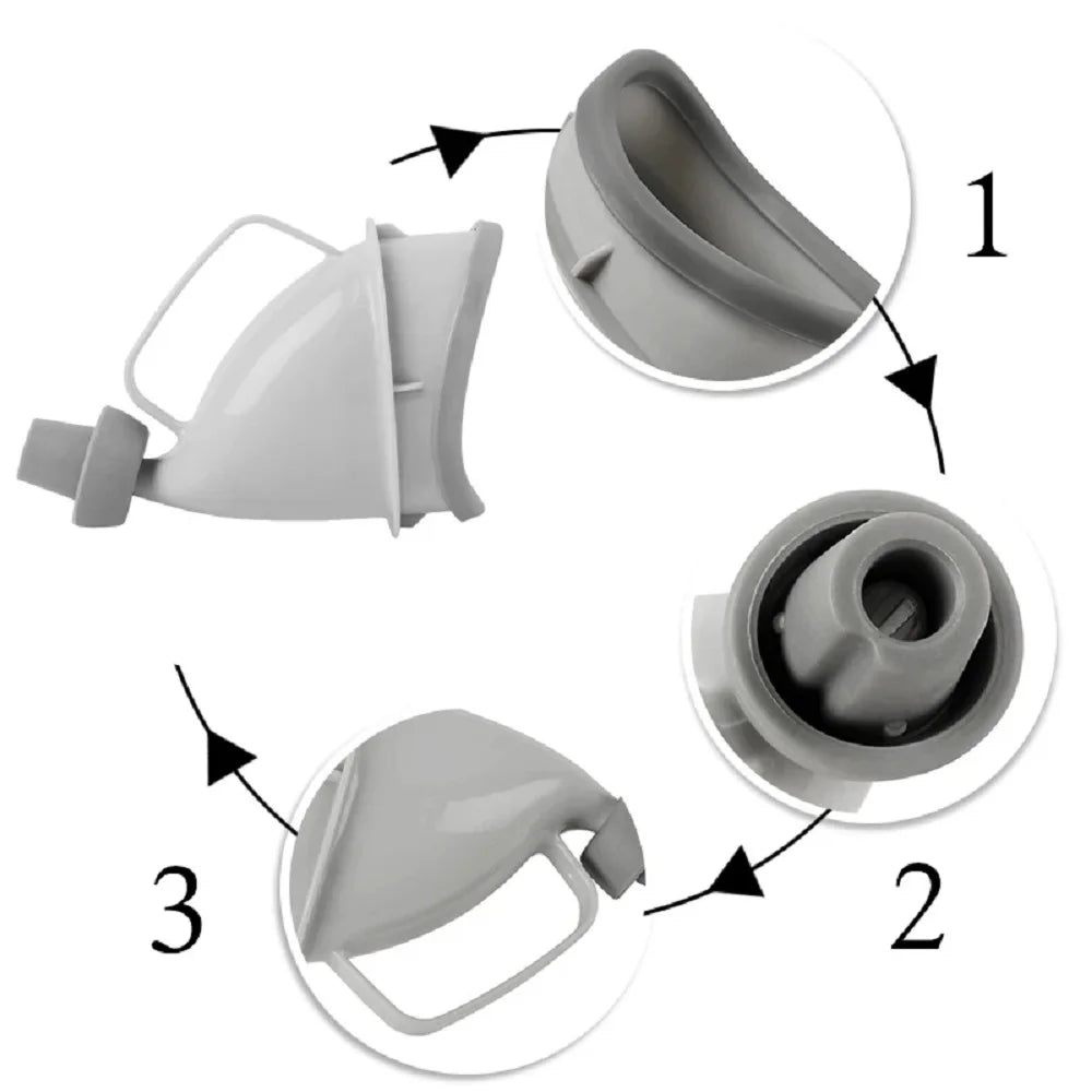 Portable Urine Toilet Aid &ndash; Unisex Travel Ready To Use