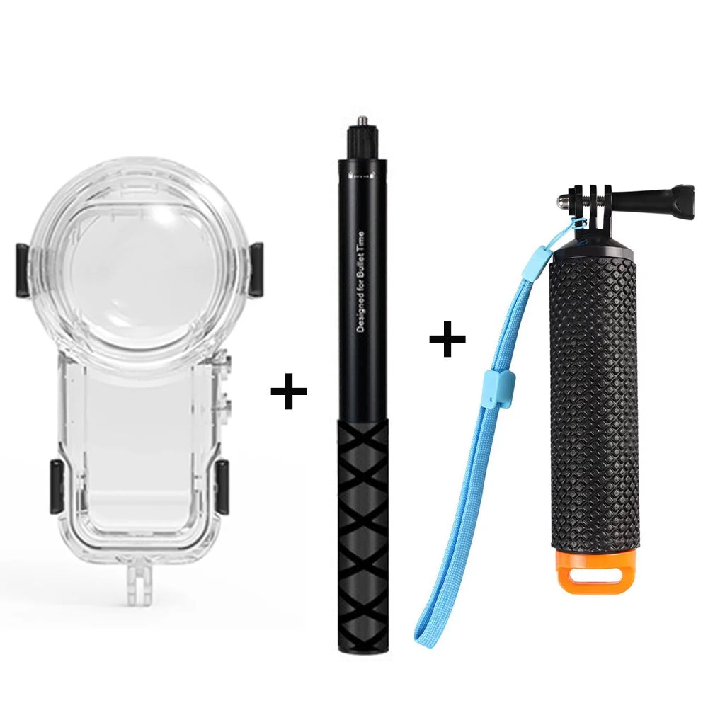 Invisible Dive Case for Insta360 X5 &ndash; Durable Waterproof Protection Kit B