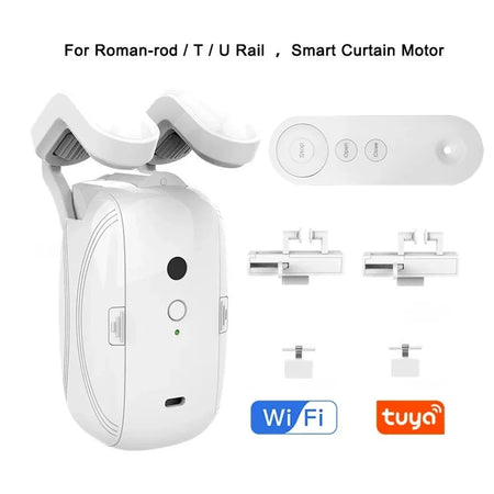 Smart Electric Curtain Motor with Voice Control 1 Motor -WIFI  V2