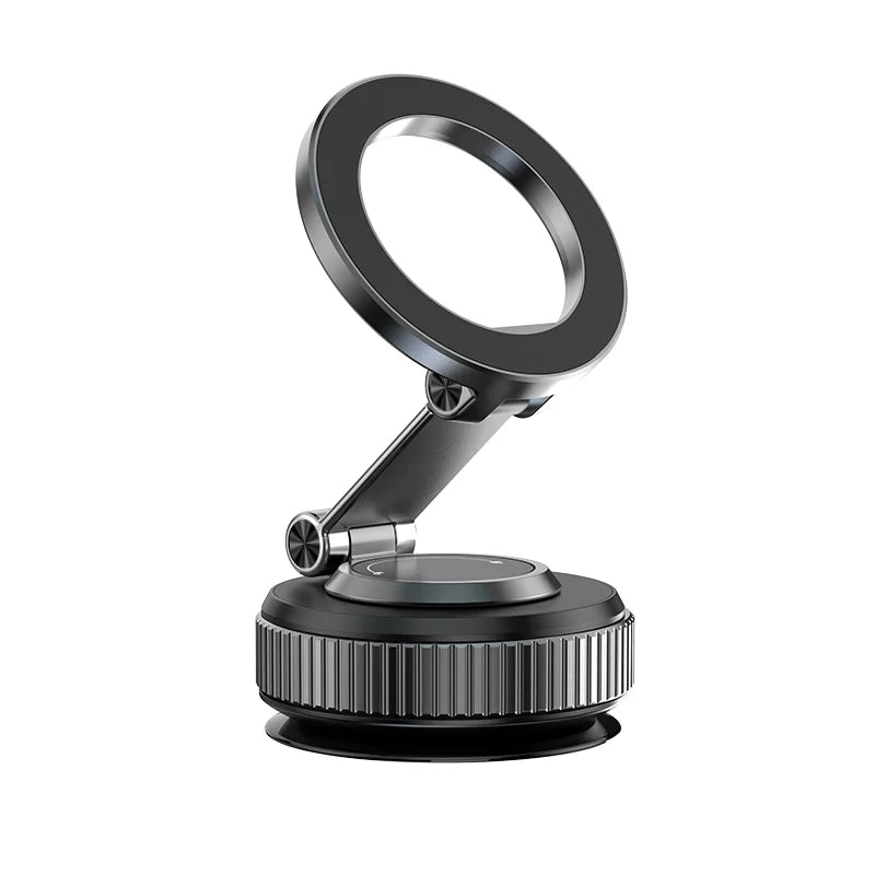 CrownQu 2025 Electric Vacuum Adsorption Car Phone Holder &ndash; 360 Degree Rotation with Strong Magnetic Stand