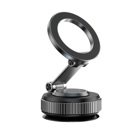 CrownQu 2025 Electric Vacuum Adsorption Car Phone Holder &ndash; 360 Degree Rotation with Strong Magnetic Stand