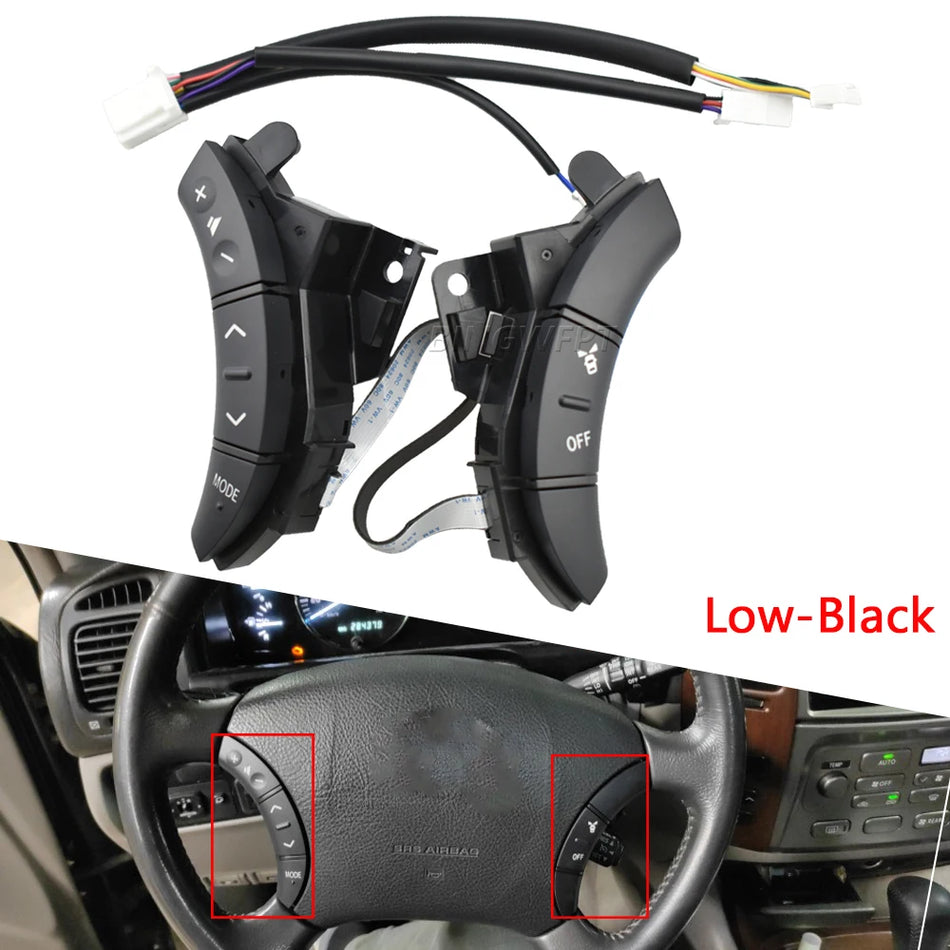Audio-Lautstärkeregler-Schalter ABS für Toyota Prado 120, Camry, Land Cruiser, Sequoia