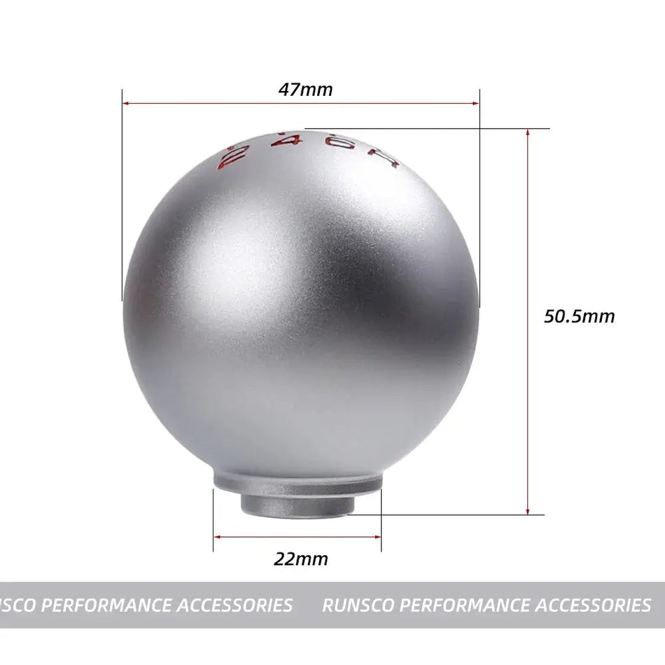 CNC Aluminum Gear Shift Knob for Honda Civic FD2 FN2 EP3 DC5 M10x1.5 by InterCyprus Trading Ltd