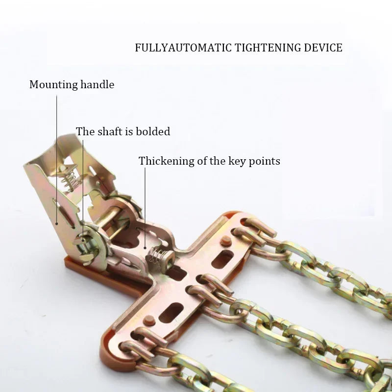 Choice Wear Resistant Steel Snow Chains &ndash; Enhanced Traction