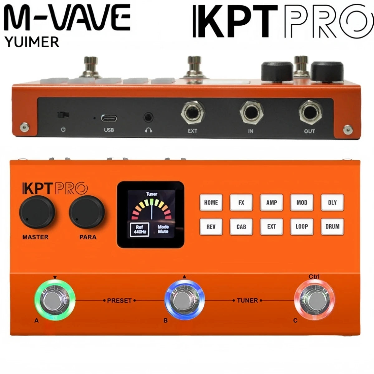 YUIMER KPTPRO Guitar Processor &ndash; 120 Presets And 60 Amps