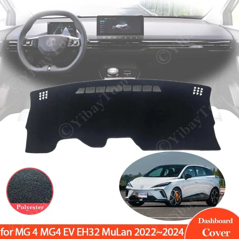 Instrumentu paneļa pārsegs ar antiglare audumu MG 4 MG4 EV EH32 2022 2023 2024