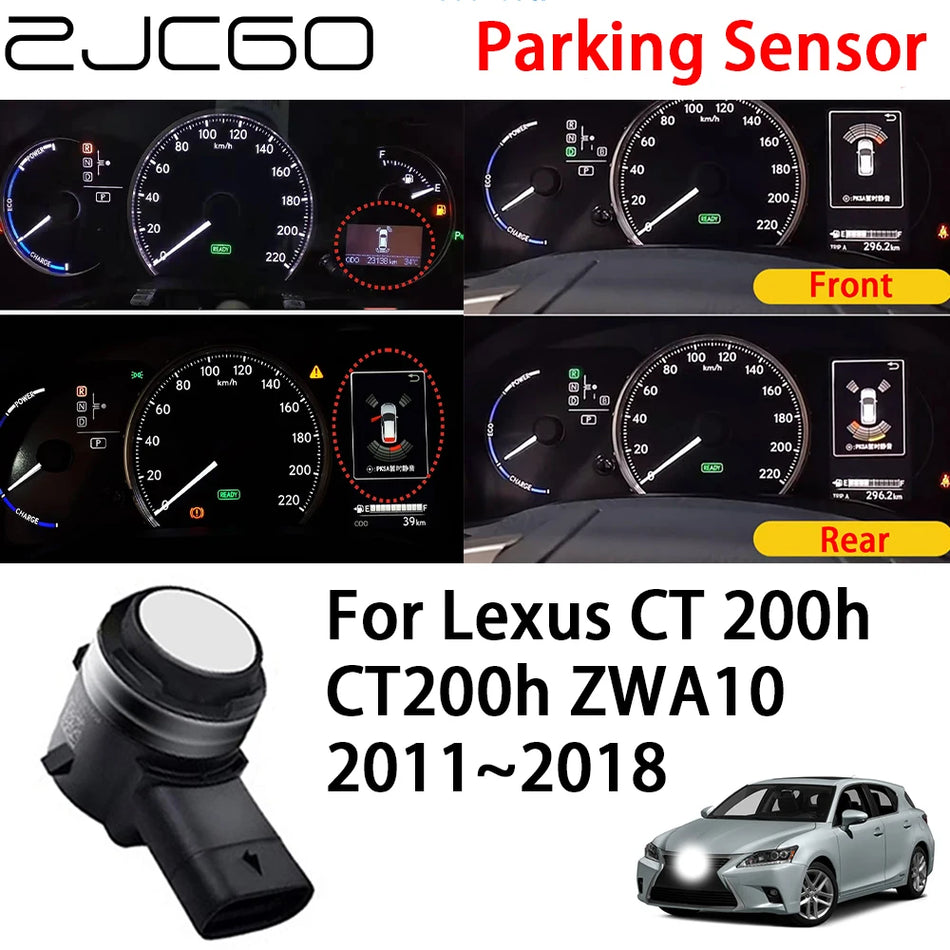 Parking Sensors Kit For Lexus CT 200h Front And Rear With Audible Buzzer And Easy Wiring Harness