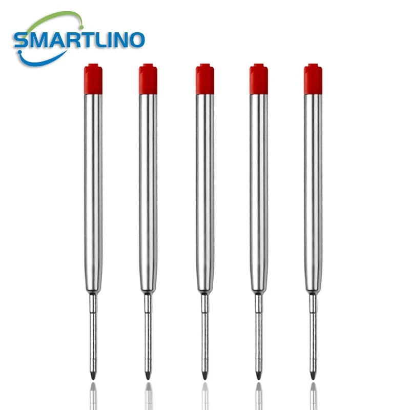 Self Defense Tactical Pen &ndash; Emergency Glass Breaker 5Pcs red refills