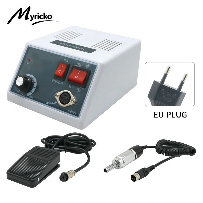 Myricko Dental Eletric Brushless Lab Motor 18/102/204 &ndash; Quiet 18 set EU