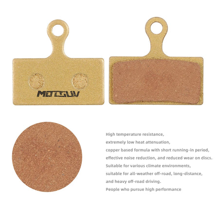 Copper Base Bike Brake Pads &ndash; Broad Disc Brake Compatibility
