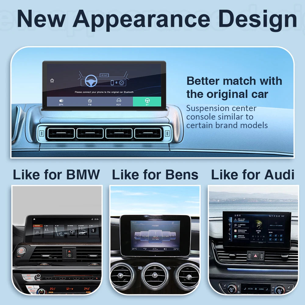 AKAMATE 11.3Inch DVR Car Dashcam &ndash; Wireless CarPlay