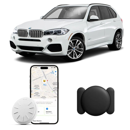 HONGTOP Car GPS Tracking Device &ndash; Real Time No Monthly Fee Magnetic black