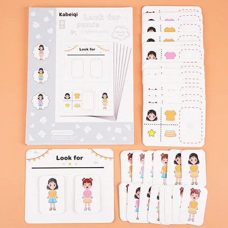 MY10037 &ndash; Educational Shape Matching Montessori Toy A-Girl style