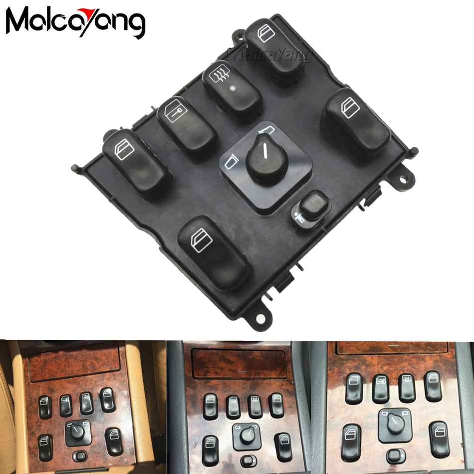 Interruptor Maestro de Ventana Eléctrica para Mercedes-Benz W163 ML320 ML400 ML430 ML500