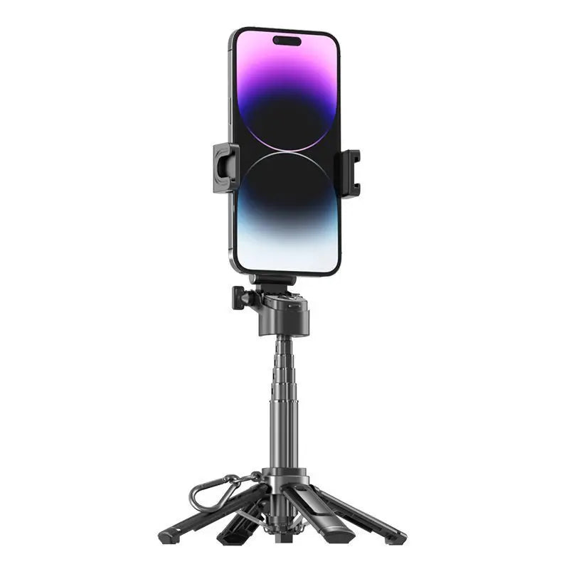 LISCN P25 Mini Portable Selfie Stick with Anti-Shake Quadpod and Wireless Remote