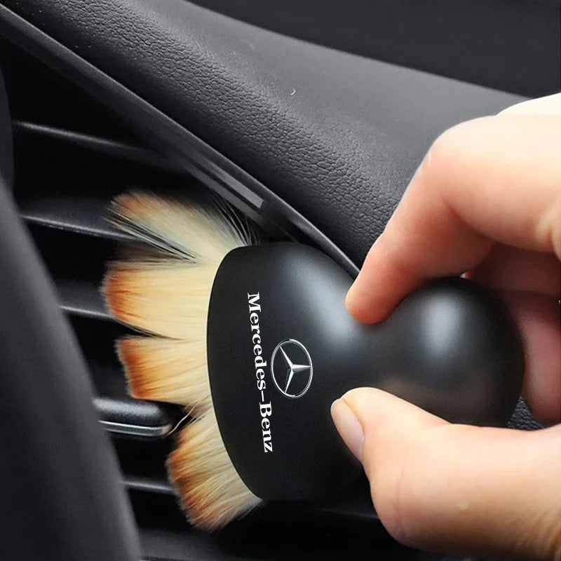 Car Interior Cleaning Brush for Mercedes Benz: Air Vent Dashboard Dust Remover - Fits W211, W203, W204, W210, W124, W202, CLA Models