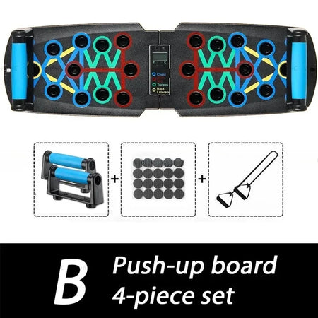 Smart Automatic Push Up Board with Body Sensor Counter for Home Fitness Auto counte 4-piece