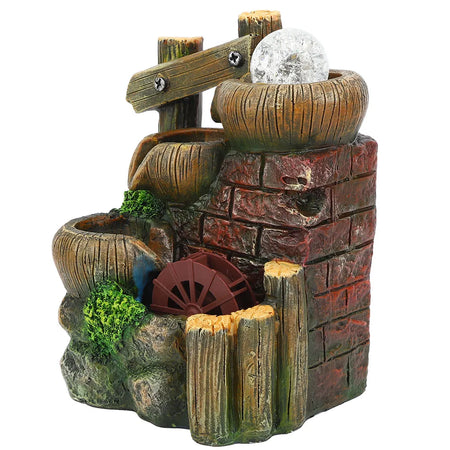 Resin Desktop Fountain &ndash; Flowing Water Ornament For Desk