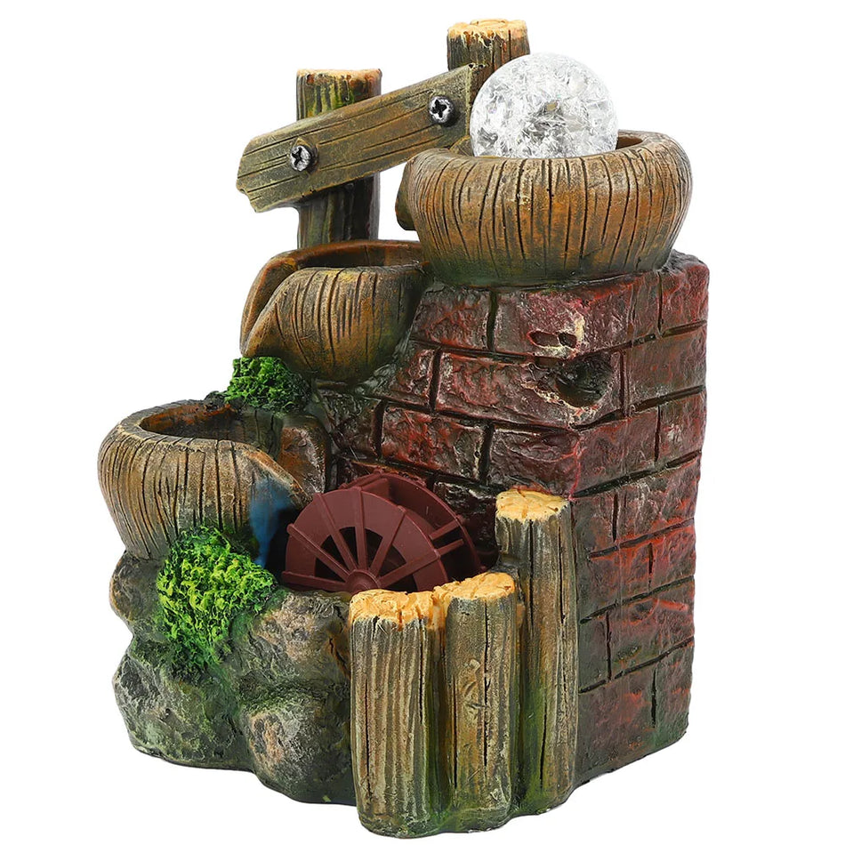 Resin Desktop Fountain &ndash; Flowing Water Ornament For Desk