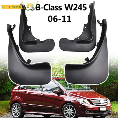 Mud Flaps For Benz B Class B-Class W245 2006-2011 Mudflaps Splash Guards Front Rear Mudguards 2010 2009 2008 2007 Accessories by InterCyprus Trading Ltd