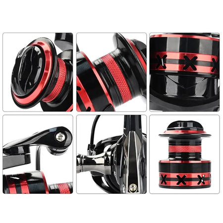 MEREDITH Spinning Fishing Reel 2000-4000 with Metal Spare Spool for Saltwater &amp; Carp