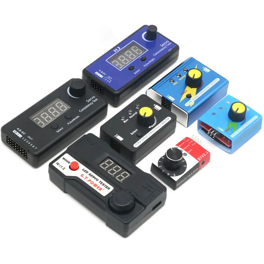 Digital Servo Tester / ESC Consistency Tester Steering Gear Measurement for FPV RC Helicopter Airplane Car Servo Tester Tool by InterCyprus Trading Ltd