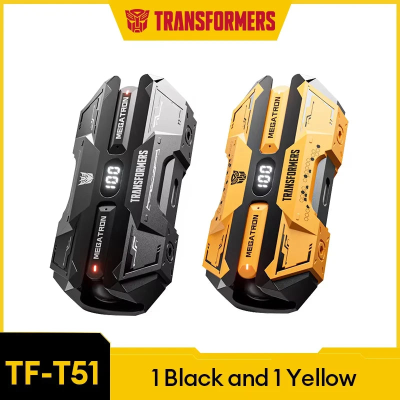 Choice TRANSFORMERS TF-T51 &ndash; Low Latency Gaming Earbuds Yellow and Black