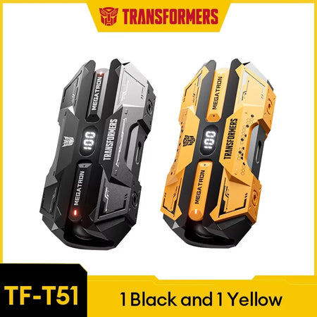 Choice TRANSFORMERS TF-T51 &ndash; Low Latency Gaming Earbuds Yellow and Black