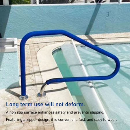 Antislip Pool Hand Rail Cover &ndash; No More Slipping On Railing