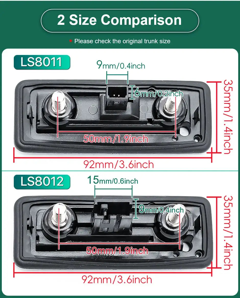 AHD 1080P Trajectory Vehicle Trunk Handle Car Reverse Backup Camera For VW Skoda Octavia 2 3 A5 Fabio Yeti Superb Audi A1 A3 by InterCyprus Trading Ltd