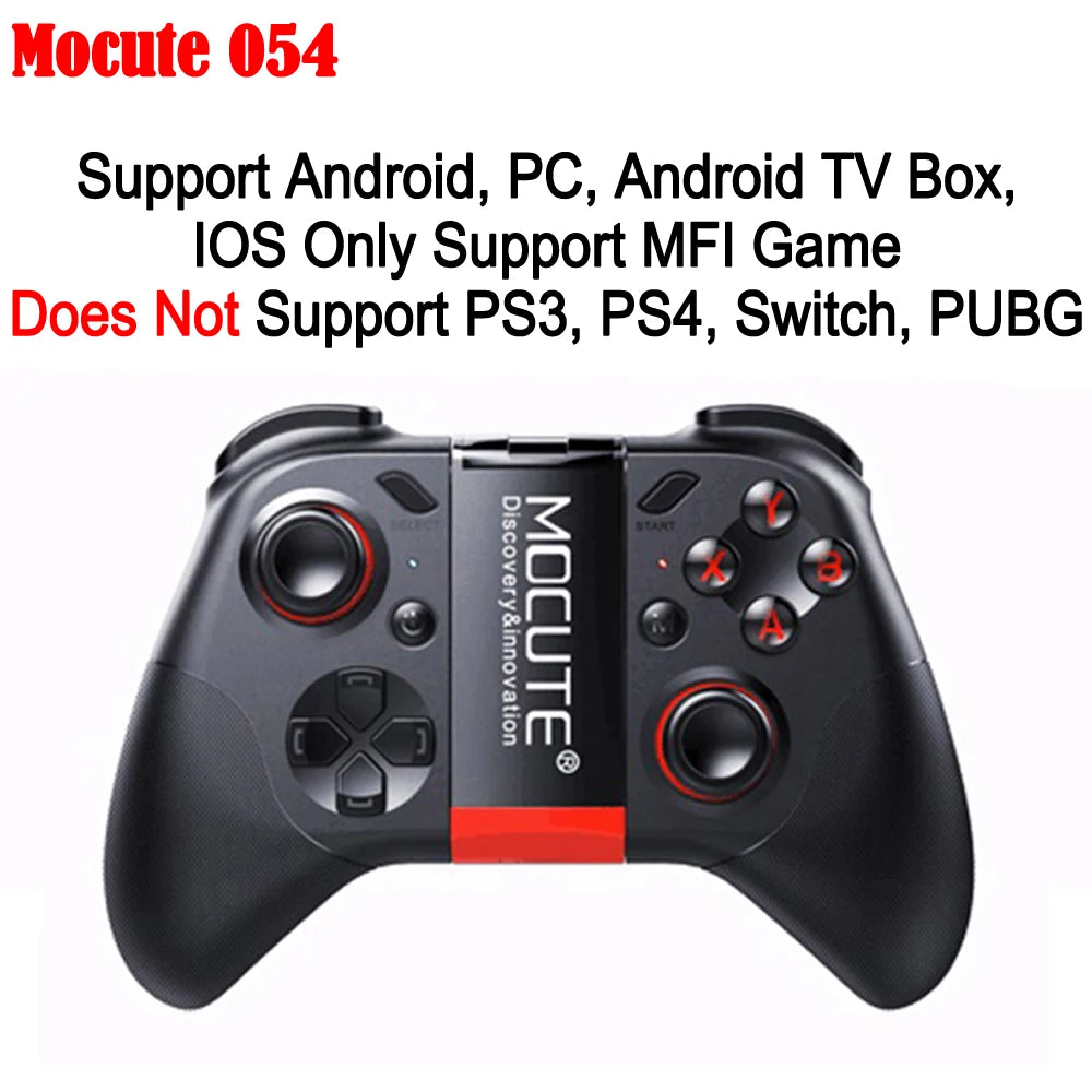 Bluetooth Mobile Gamepad Controller for iPhone, Android, and PC Mocute 054 / China