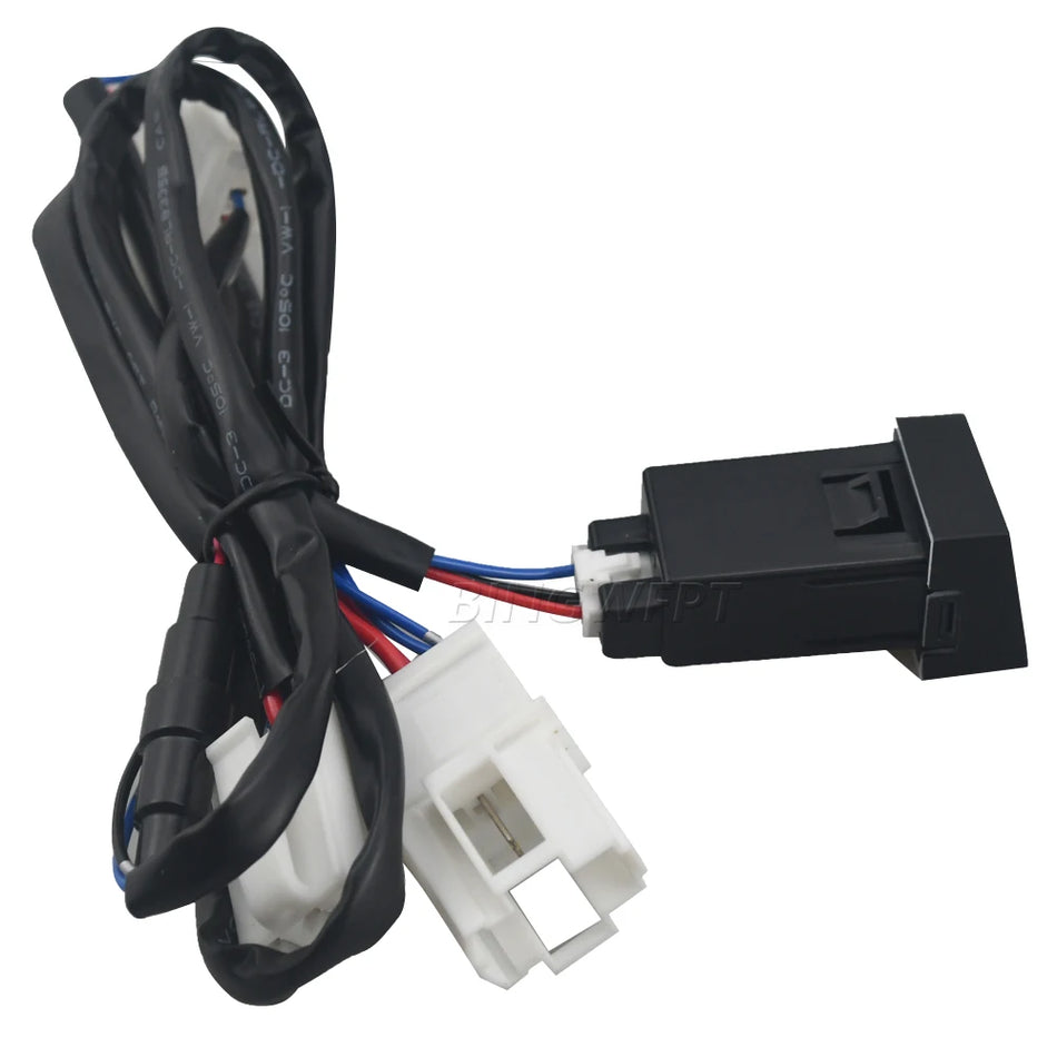 Auto ātrā lādētāja Type-C PD USB ligzda Volkswagen Magotan B6 CC 2011-2012