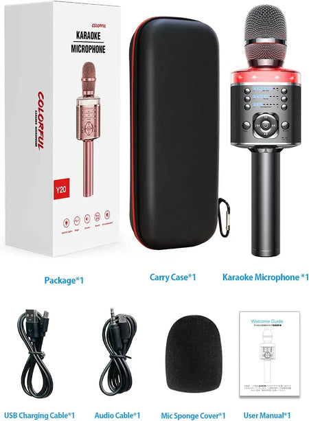 Karaoke Microphone Bluetooth Wireless Mic &ndash; Ultra Portable
