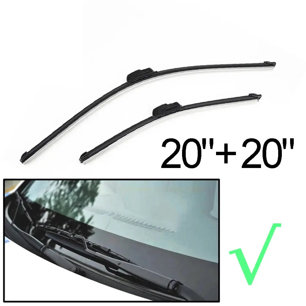 20"+20"+14" Front Rear Wiper Blades Set Kit For Dacia Renault Duster 1 2013 2014 2015 2016 Windshield Windscreen Window Brushes by InterCyprus Trading Ltd
