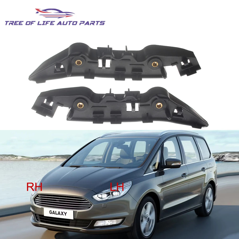 Kit di rinforzo paraurti anteriore per Ford Galaxy III WA6 e S MAX WA6 plastica sinistra e destra