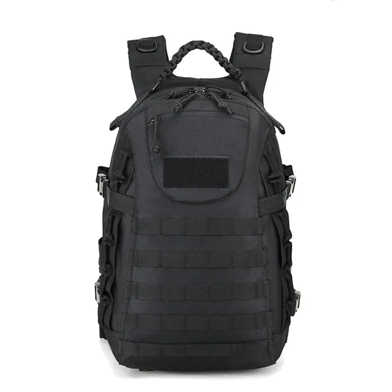 35L Tactical Backpack &ndash; Soft Back Comfort For Outdoors Black / 16 inches