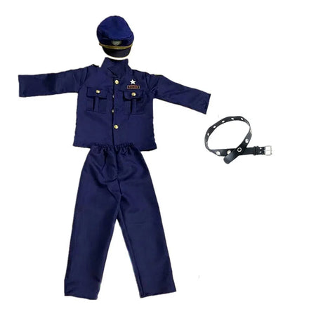 Police Costume Accessories Set &ndash; Walkie Talkie and Whistle 01 / M(8-10T)