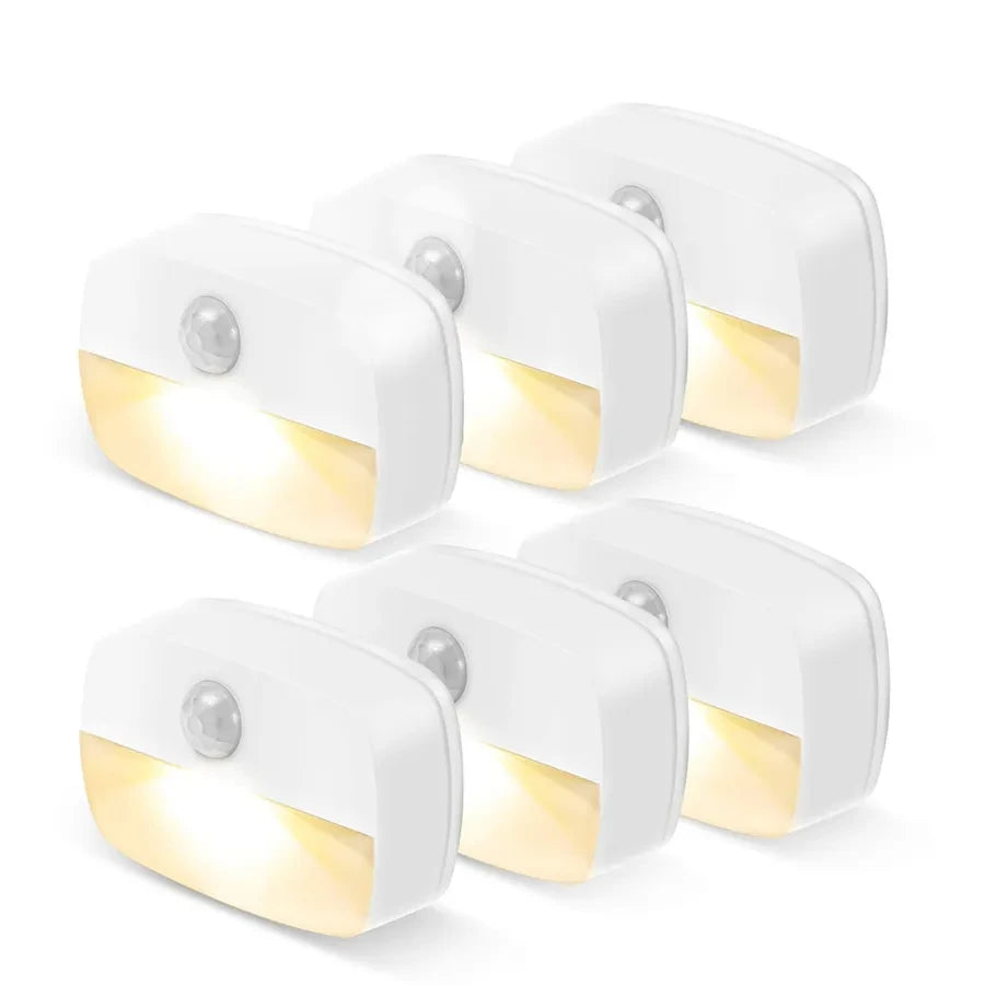 Smart LED Night Lamp with Motion Sensor 3PCS Warm White