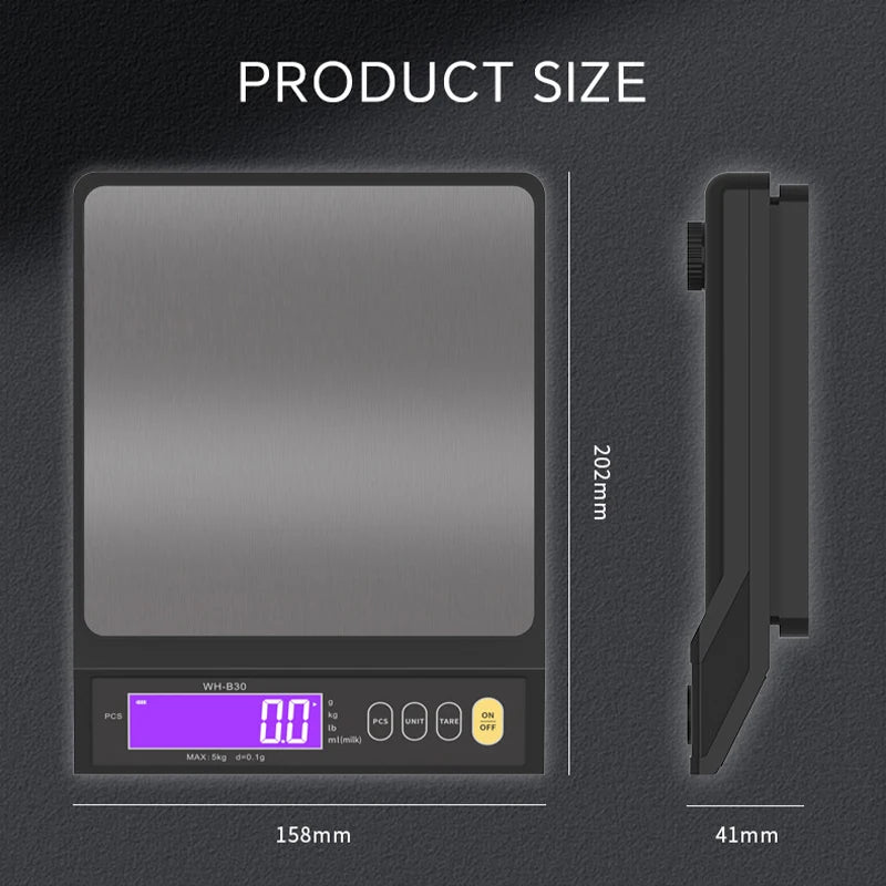 5kg/10kg Digital Electronic Kitchen Scale &ndash; LCD Display