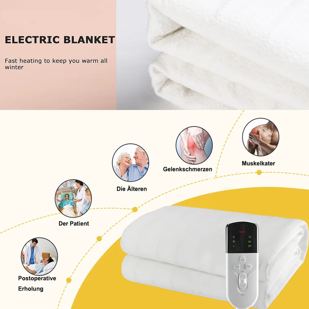 RUIANBAO Heated Blanket &ndash; 15 Hour Heat Preservation