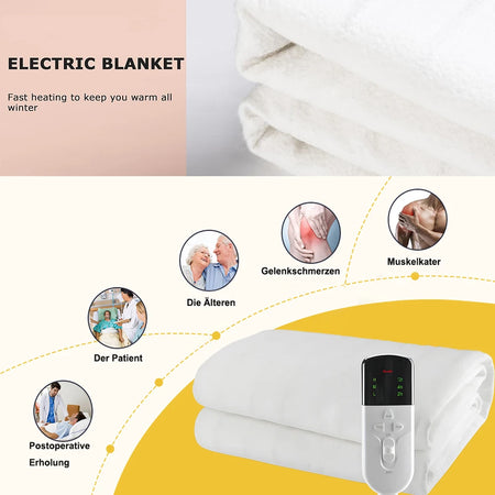 RUIANBAO Heated Blanket &ndash; 15 Hour Heat Preservation