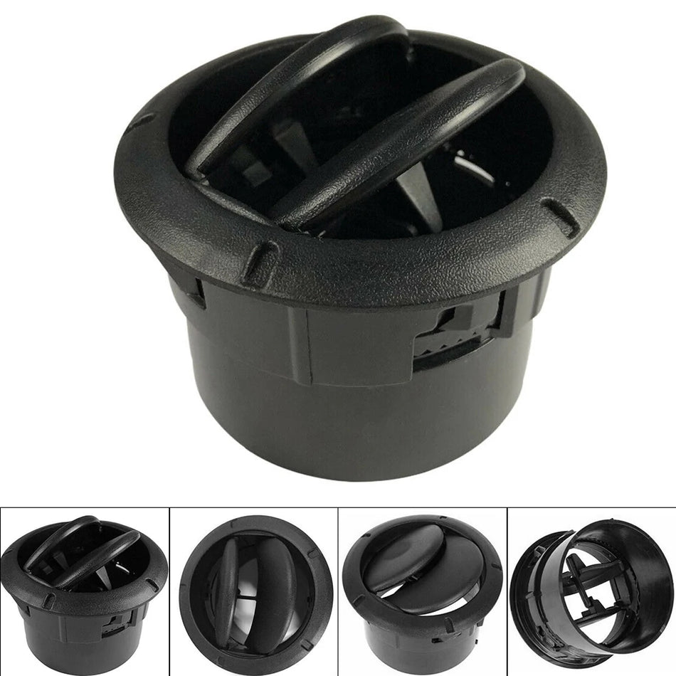 Dashboard Air Vent For Renault Master 3 Black Plastic With Chrome Bezel Direct Replacement 8200212480