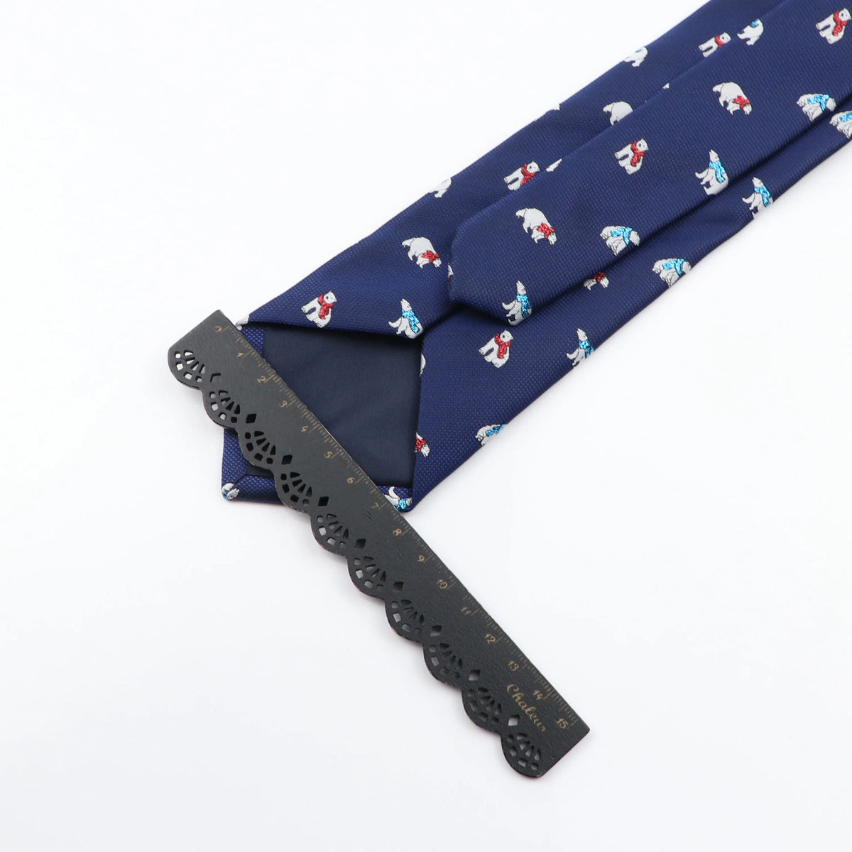 Cute Cartoon Floral Pattern Slim Tie for Men
