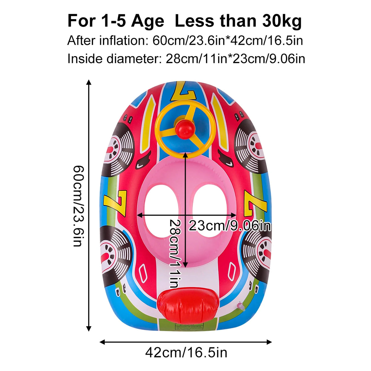 Car-Shaped Pool Float Ring &ndash; Fun and Safe Summer Swim
